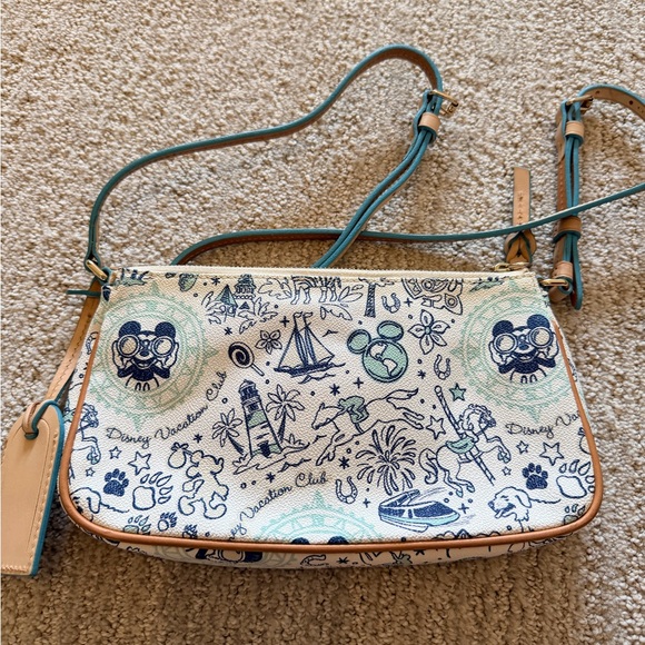 Disney Dooney & Bourke DVC 25th Anniversary Pouchette Crossbody - Picture 2 of 3